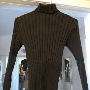 Black turtle neck sweater